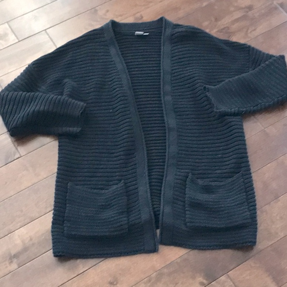 Twik Simons Ribbed Cardigan- Black- Size S